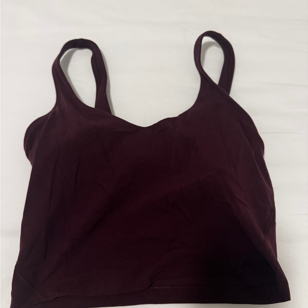 Lululemon Burgundy Maroon Align Tank Top